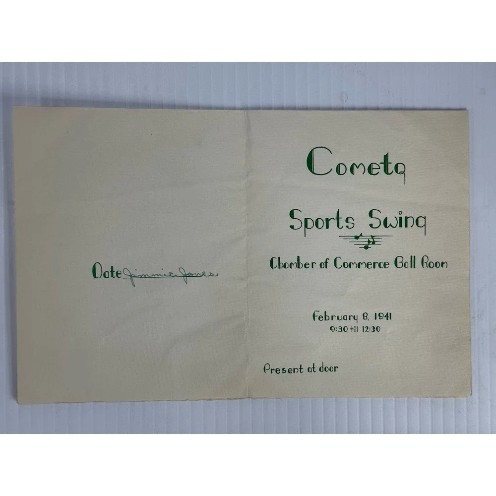 Vintage Lot Party Invitations Christmas Sports Swing Top Notcher Cavaliers 1940s